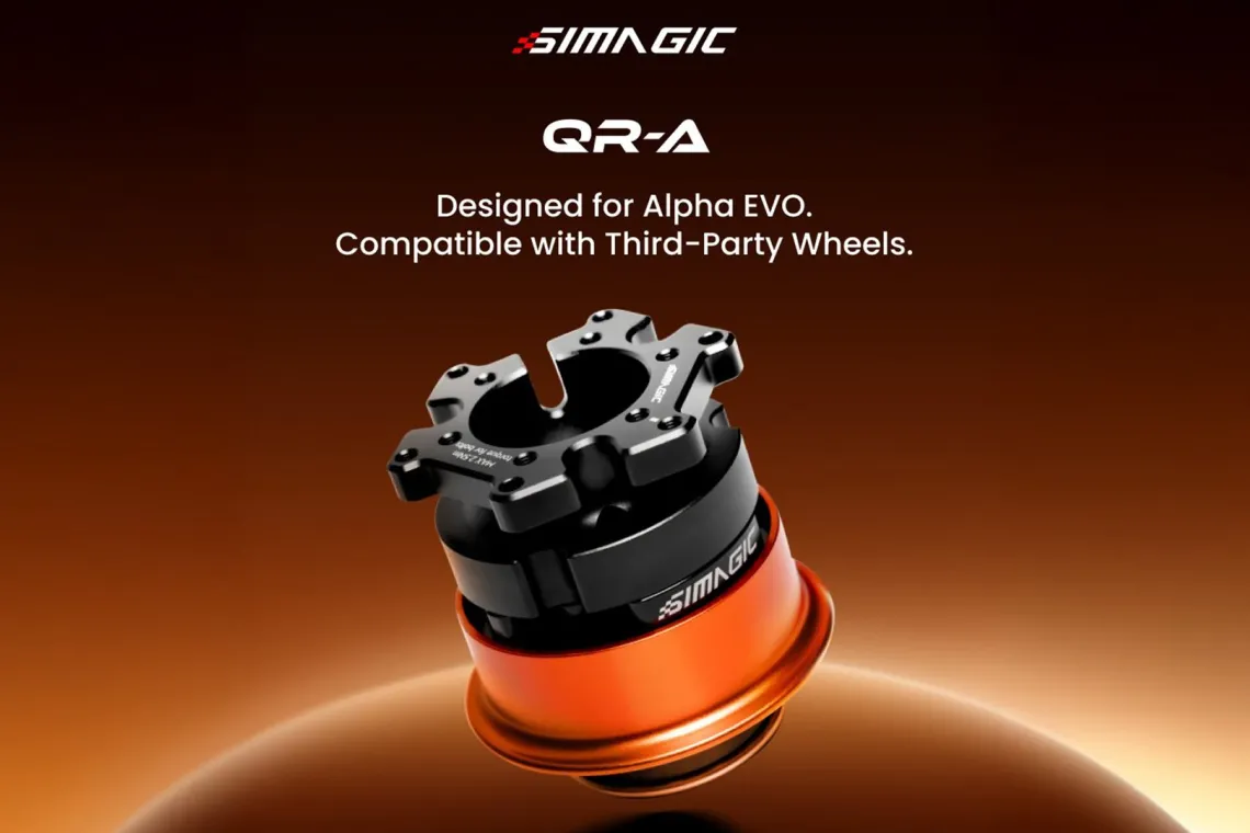 Simagic introduceert de nieuwe QR-A Quick Release, compatibel met derden.